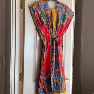 Lady’s African wear print dress